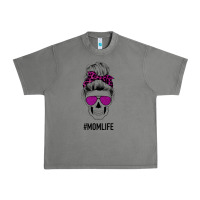 Tornado Purple Glitter, Leopard Patterned Mom Skull Urban Heavy Tee - Bettercallsaul