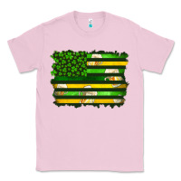 Bubblegum Pink st patrick's day american flag Classic Tee - Artiststas