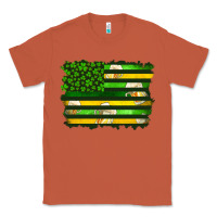 Copper st patrick's day american flag Classic Tee - Artiststas