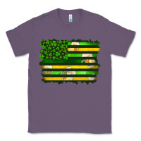 Lavender st patrick's day american flag Classic Tee - Artiststas