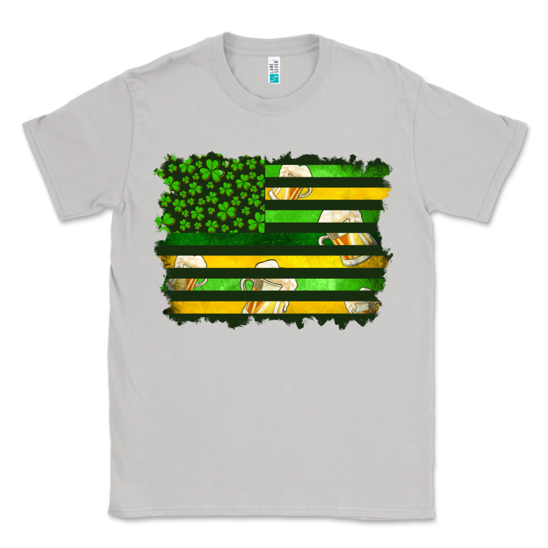 St Patrick's Day American Flag Classic Tee by Artiststas | Teevron