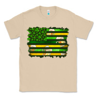 Mushroom st patrick's day american flag Classic Tee - Artiststas