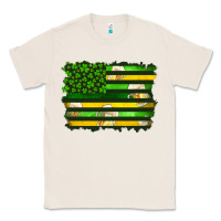 Natural st patrick's day american flag Classic Tee - Artiststas