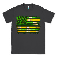 Smoke st patrick's day american flag Classic Tee - Artiststas