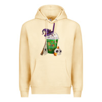 Pina Colada Halloween Spooky Pumpkins Frappe Premium Hoodie - FaDigitalArtStudio
