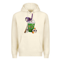 Sandshell Halloween Spooky Pumpkins Frappe Premium Hoodie - FaDigitalArtStudio