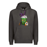 Smoke Halloween Spooky Pumpkins Frappe Premium Hoodie - FaDigitalArtStudio