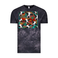 Cloud Black holstein cows with gemstone Vintage Tee - BarkalooDesign