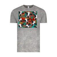 Cloud Rock holstein cows with gemstone Vintage Tee - BarkalooDesign