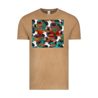 Vintage Camel holstein cows with gemstone Vintage Tee - BarkalooDesign