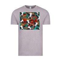 Vintage Zinc holstein cows with gemstone Vintage Tee - BarkalooDesign