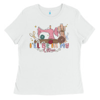 White ill be in my office Ladies Tee - MaliasSmallBusiness
