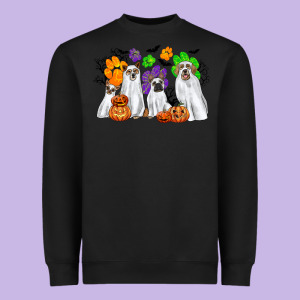 Ghost Dogs Heavyweight Sweatshirt Designed By Cowgirlartshop