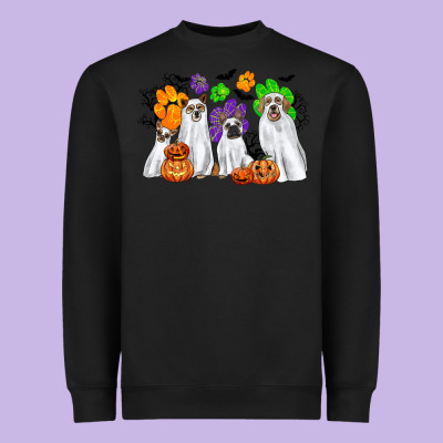 Ghost Dogs Heavyweight Sweatshirt Designed By Cowgirlartshop