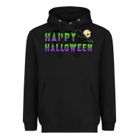 Black happy halloween Heavyweight Hoodie - BundleAndBundleShop
