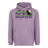 Lavender happy halloween Heavyweight Hoodie - BundleAndBundleShop