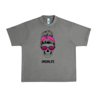 Tornado Pink Glitter, Leopard Pattern Mom Skull Urban Heavy Tee - Bettercallsaul