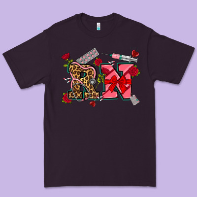 Valentines Day Rn Premium Tee Designed By Nancycooperartshop