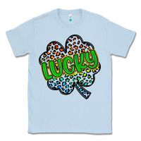 Dusty Blue lucky st patrick s day Classic Tee - Artiststas