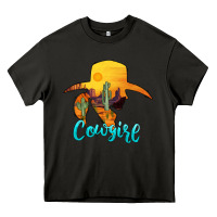 Asphalt cowgirl western Heavy Core Tee - AdoDesignShop