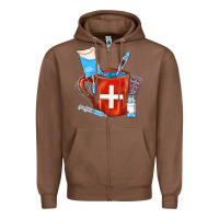 Chestnut Nurse Coffee Mug Zipper Hoodie - FaDigitalArtStudio