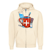 Sandshell Nurse Coffee Mug Zipper Hoodie - FaDigitalArtStudio