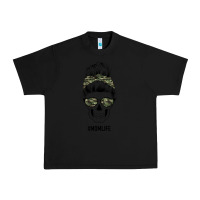 Black Camouflage Pattern Mom Skull Urban Heavy Tee - Bettercallsaul