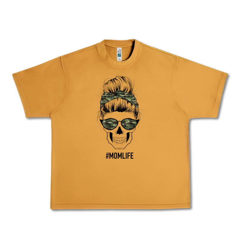 Camouflage Pattern Mom Skull Urban Heavy Tee by Bettercallsaul | Teevron