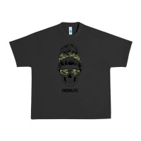 Pigment Black Camouflage Pattern Mom Skull Urban Heavy Tee - Bettercallsaul
