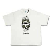 Pistachio Camouflage Pattern Mom Skull Urban Heavy Tee - Bettercallsaul