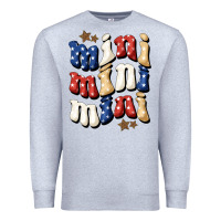 Heather Grey american mini Premium Sweatshirt - BundleAndBundleShop
