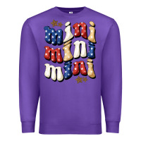 Purple american mini Premium Sweatshirt - BundleAndBundleShop