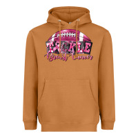 Meerkat Tickle Breast Cancer Football Heavyweight Hoodie - FaDigitalArtStudio