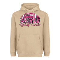 Mushroom Tickle Breast Cancer Football Heavyweight Hoodie - FaDigitalArtStudio
