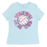 Baby Blue in my volleyball era Ladies Tee - MaliasSmallBusiness