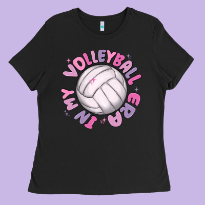 In My Volleyball Era Ladies Tee Designed By Maliassmallbusiness
