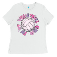White in my volleyball era Ladies Tee - MaliasSmallBusiness