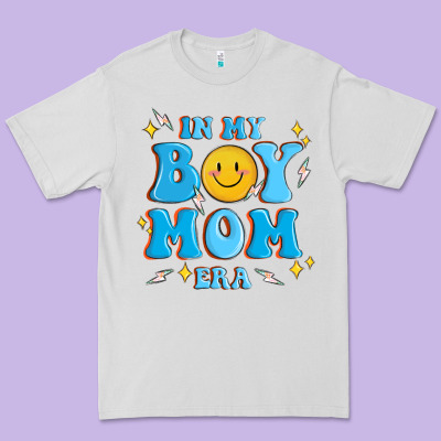 In My Boy Mom Era Premium Tee Designed By Maliassmallbusiness