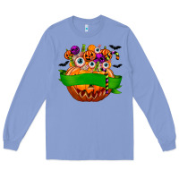 Personalized Boy Halloween Candy Long Sleeve Tee | Teevron