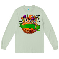 Matcha Personalized Boy Halloween Candy Long Sleeve Tee - texasbilliewilder