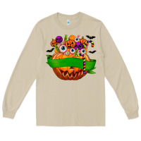 Mushroom Personalized Boy Halloween Candy Long Sleeve Tee - texasbilliewilder