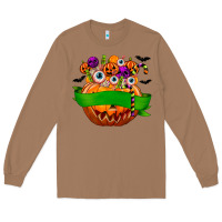Toasted Coconut Personalized Boy Halloween Candy Long Sleeve Tee - texasbilliewilder