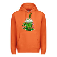 Carrot Western Cactus Cold Frappe Premium Hoodie - FaDigitalArtStudio