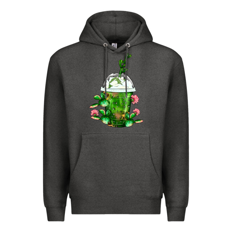 Western Cactus Cold Frappe Premium Hoodie by FaDigitalArtStudio | Teevron