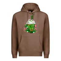Chestnut Western Cactus Cold Frappe Premium Hoodie - FaDigitalArtStudio
