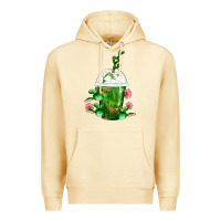 Pina Colada Western Cactus Cold Frappe Premium Hoodie - FaDigitalArtStudio