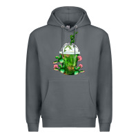 Rock Western Cactus Cold Frappe Premium Hoodie - FaDigitalArtStudio