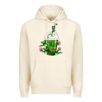 Tofu Western Cactus Cold Frappe Premium Hoodie - FaDigitalArtStudio