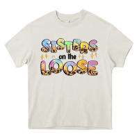 Cream sisters on the loose Heavy Core Tee - MaliasSmallBusiness