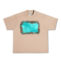 Burro gemstone turquoise leopard background Urban Heavy Tee - JahusDesignShop